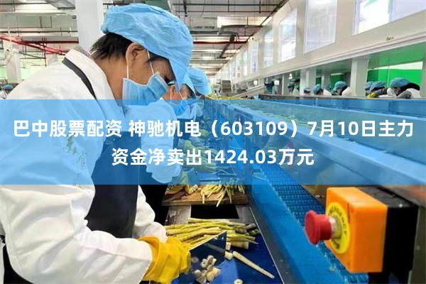 巴中股票配资 神驰机电（603109）7月10日主力资金净卖出1424.03万元