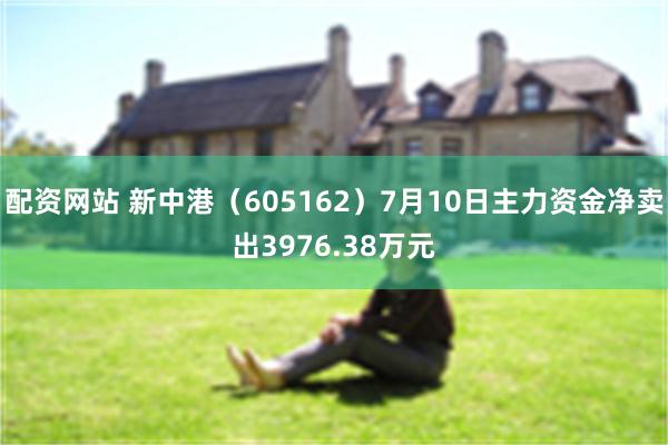 配资网站 新中港（605162）7月10日主力资金净卖出3976.38万元