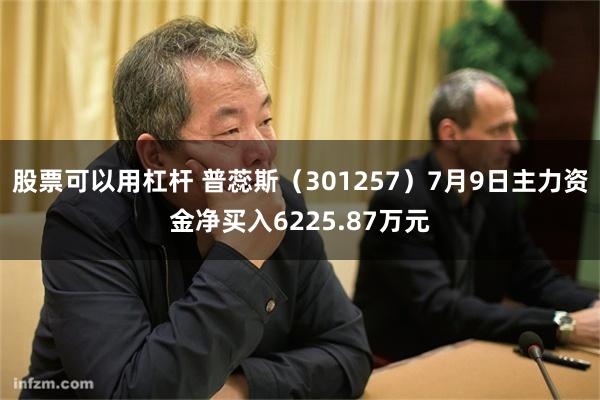 股票可以用杠杆 普蕊斯（301257）7月9日主力资金净买入6225.87万元