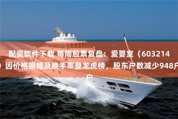 配资软件下载 每周股票复盘：爱婴室（603214）因价格振幅及换手率登龙虎榜，股东户数减少948户