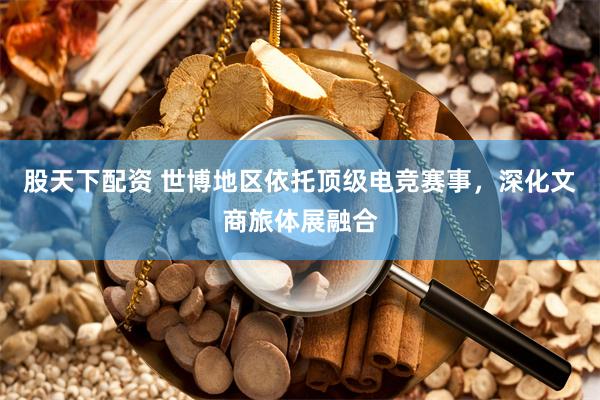 股天下配资 世博地区依托顶级电竞赛事，深化文商旅体展融合