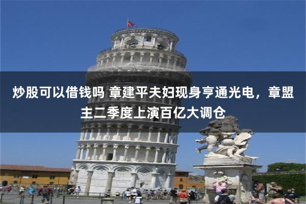 炒股可以借钱吗 章建平夫妇现身亨通光电，章盟主二季度上演百亿大调仓